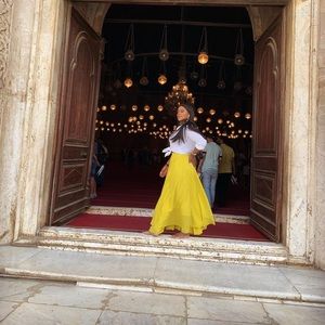 Chicwish Yellow Skirt